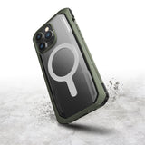 Apple iPhone 14 Pro Max Kılıf M-safe Şarj Özellikli Raptic Secure Serisi Çift Kat TPU Kenarlı Şeffaf Arka Yüzeyli Kapak