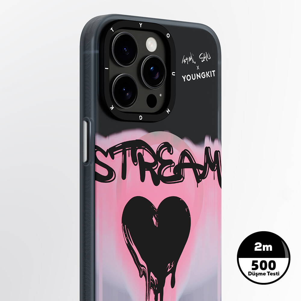 Apple iPhone 14 Pro Max Kılıf M-safe Şarj Özellikli Shu Tasarımlı Youngkit Dreamland Serisi Kapak