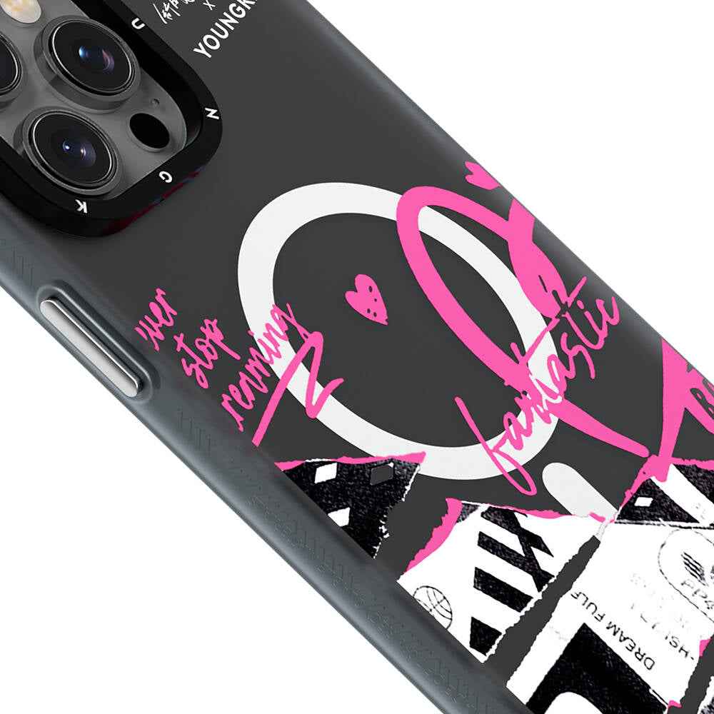Apple iPhone 14 Pro Max Kılıf M-safe Şarj Özellikli Shu Tasarımlı Youngkit Dreamland Serisi Kapak