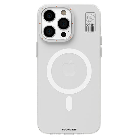 Apple iPhone 14 Pro Max Kılıf M-safe Şarj Özellikli Standlı YoungKit Hermit Bracket Serisi Kapak