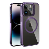 Apple iPhone 14 Pro Max Kılıf M-safe Şarj Özellikli Standlı Zore Klon Kapak