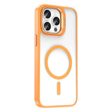Apple iPhone 14 Pro Max Kılıf M-safe Şarj Özellikli Standlı Zore M-safe Klon Lensli Kapak