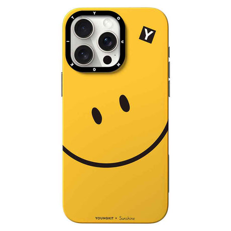 Apple iPhone 14 Pro Max Kılıf M-safe Şarj Özellikli Sunshine Tasarımlı Youngkit Daily Happy Serisi Kapak