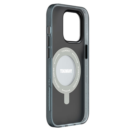 Apple iPhone 14 Pro Max Kılıf M-safe Şarj Özellikli Youngkit 360° Standlı Technology Serisi Kapak