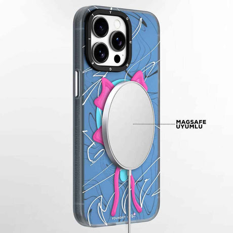Apple iPhone 14 Pro Max Kılıf M-safe Şarj Özellikli Youngkit Anti-Trend Serisi Kapak
