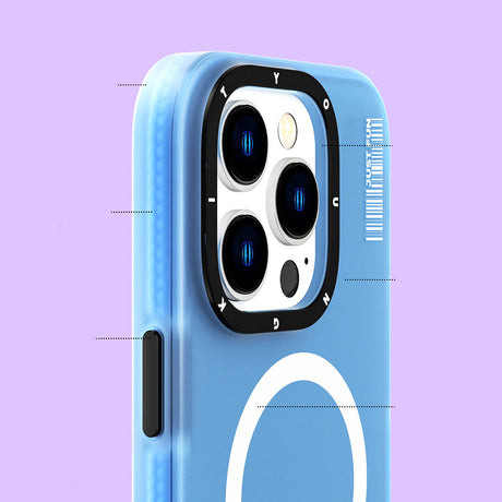 Apple iPhone 14 Pro Max Kılıf M-safe Şarj Özellikli Youngkit Colored Sand Serisi Kapak