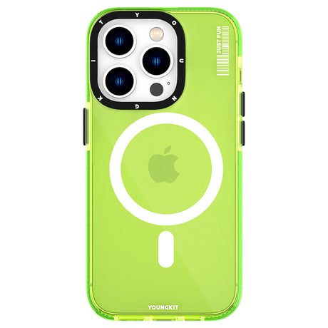 Apple iPhone 14 Pro Max Kılıf M-safe Şarj Özellikli YoungKit Crystal Color Serisi Kapak