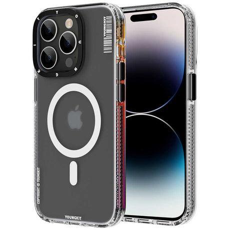 Apple iPhone 14 Pro Max Kılıf M-safe Şarj Özellikli Youngkit Jane Sand Serisi Kapak
