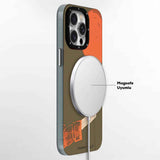 Apple iPhone 14 Pro Max Kılıf M-safe Şarj Özellikli Youngkit Orange Serisi Flying Balloon Kapak