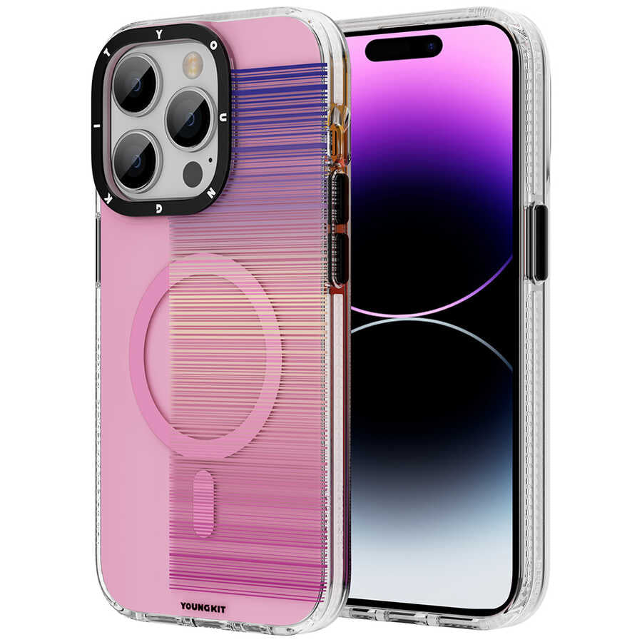 Apple iPhone 14 Pro Max Kılıf M-safe Şarj Özellikli Youngkit Pure Serisi Kapak