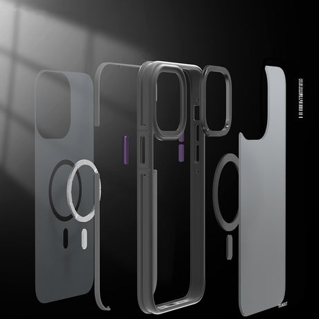 Apple iPhone 14 Pro Max Kılıf M-safe Şarj Özellikli Youngkit Rock Sand Serisi Kapak