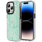Apple iPhone 14 Pro Max Kılıf M-safe Şarj Özellikli Youngkit Water-Ink Serisi Kapak