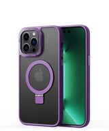 Apple iPhone 14 Pro Max Kılıf M-safe Wireless Şarj Özellikli Standlı Zore Ting Kapak