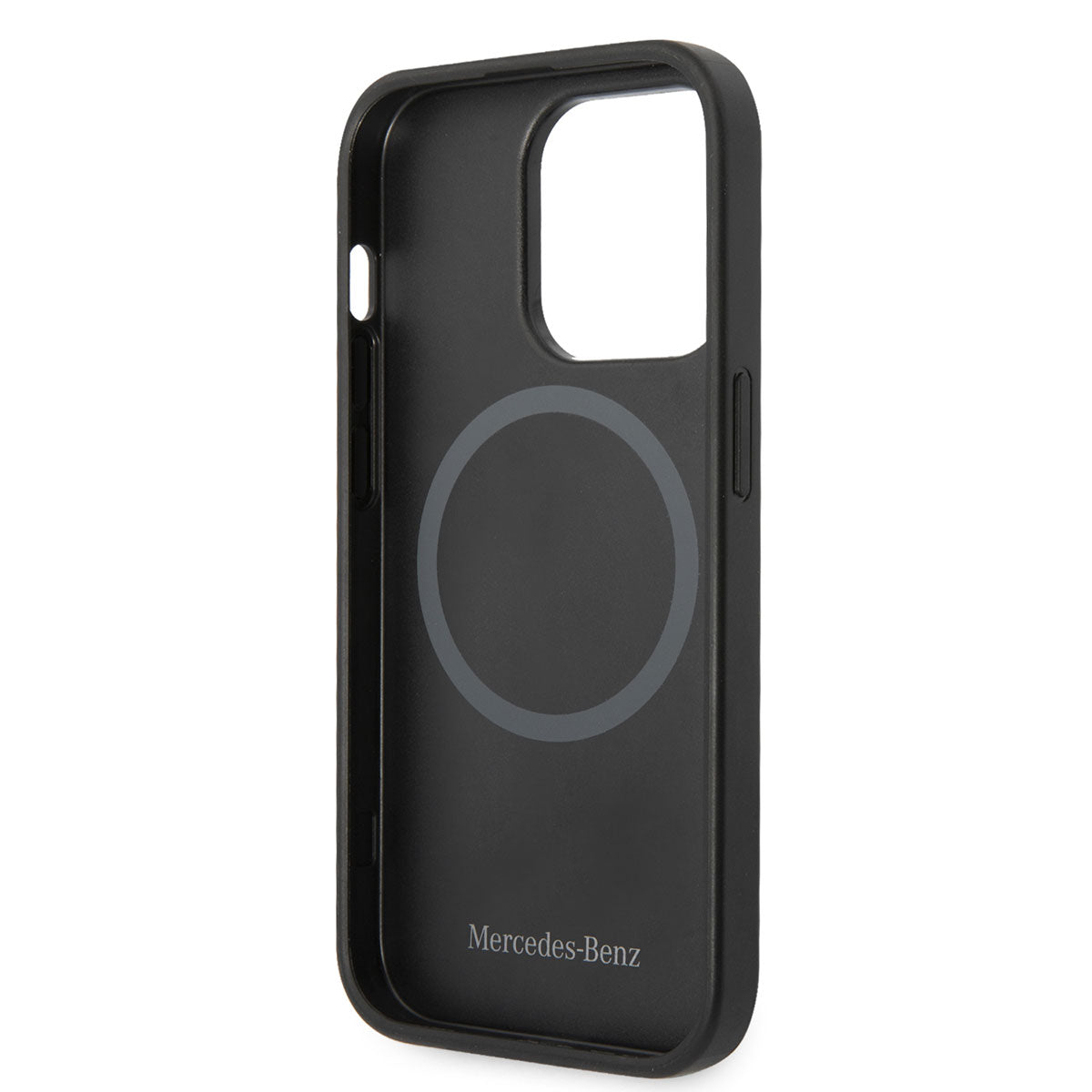 Apple iPhone 14 Pro Max Kılıf Mercedes Benz M-safe Şarj Özellikli Urban Deri Kapak