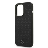 Apple iPhone 14 Pro Max Kılıf Mercedes Benz M-safe Şarj Özellikli Yıldızlı Dizayn Silikon Kapak