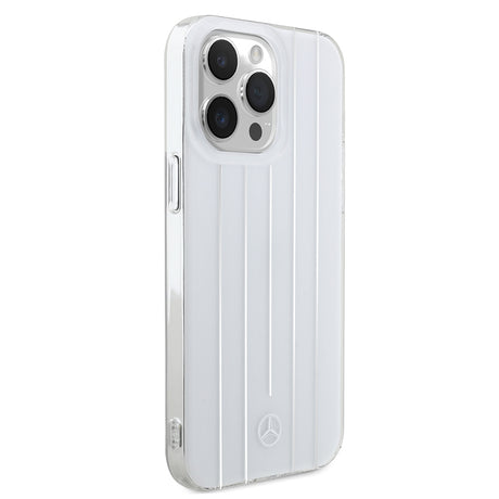 Apple iPhone 14 Pro Max Kılıf Mercedes Benz Orjinal Lisanslı New Urban 3 Sert PC Paralel Çizgi Desenli Kapak