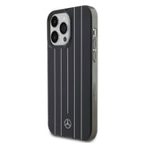 Apple iPhone 14 Pro Max Kılıf Mercedes Benz Orjinal Lisanslı New Urban 3 Sert PC Paralel Çizgi Desenli Kapak