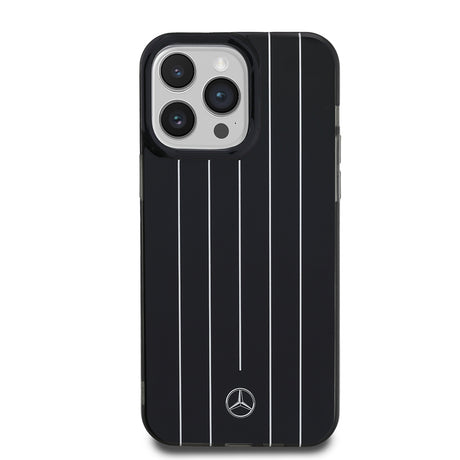 Apple iPhone 14 Pro Max Kılıf Mercedes Benz Orjinal Lisanslı New Urban 3 Sert PC Paralel Çizgi Desenli Kapak
