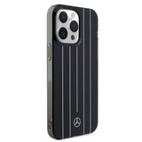 Apple iPhone 14 Pro Max Kılıf Mercedes Benz Orjinal Lisanslı New Urban 3 Sert PC Paralel Çizgi Desenli Kapak