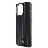 Apple iPhone 14 Pro Max Kılıf Mercedes Benz Orjinal Lisanslı New Urban 3 Sert PC Paralel Çizgi Desenli Kapak