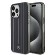 Apple iPhone 14 Pro Max Kılıf Mercedes Benz Orjinal Lisanslı New Urban 3 Sert PC Paralel Çizgi Desenli Kapak