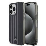 Apple iPhone 14 Pro Max Kılıf Mercedes Benz Orjinal Lisanslı New Urban 3 Sert PC Paralel Çizgi Desenli Kapak