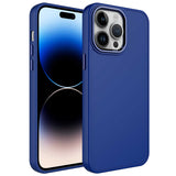 Apple iPhone 14 Pro Max Kılıf Metal Çerçeve ve Buton Tasarımlı Silikon Zore Luna Kapak