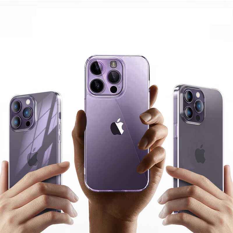 Apple iPhone 14 Pro Max Kılıf Şeffaf Airbag Tasarımlı Wiwu ZCC-108 Concise Serisi Kapak