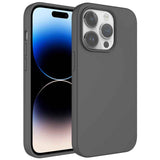 Apple iPhone 14 Pro Max Kılıf Sıvı Teknolojili Silinebilir Sert Zore Kivi Kapak