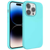 Apple iPhone 14 Pro Max Kılıf Sıvı Teknolojili Silinebilir Sert Zore Kivi Kapak