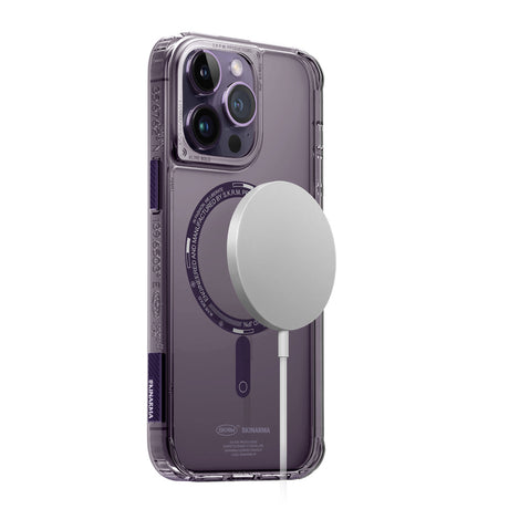 Apple iPhone 14 Pro Max Kılıf SkinArma Şeffaf Airbag Tasarımlı M-safe Şarj Özellikli Saido Kapak