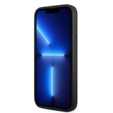 Apple iPhone 14 Pro Max Kılıf TUMI Deri Ve Hakiki Alüminyum Kartlıklı Dizayn Kapak