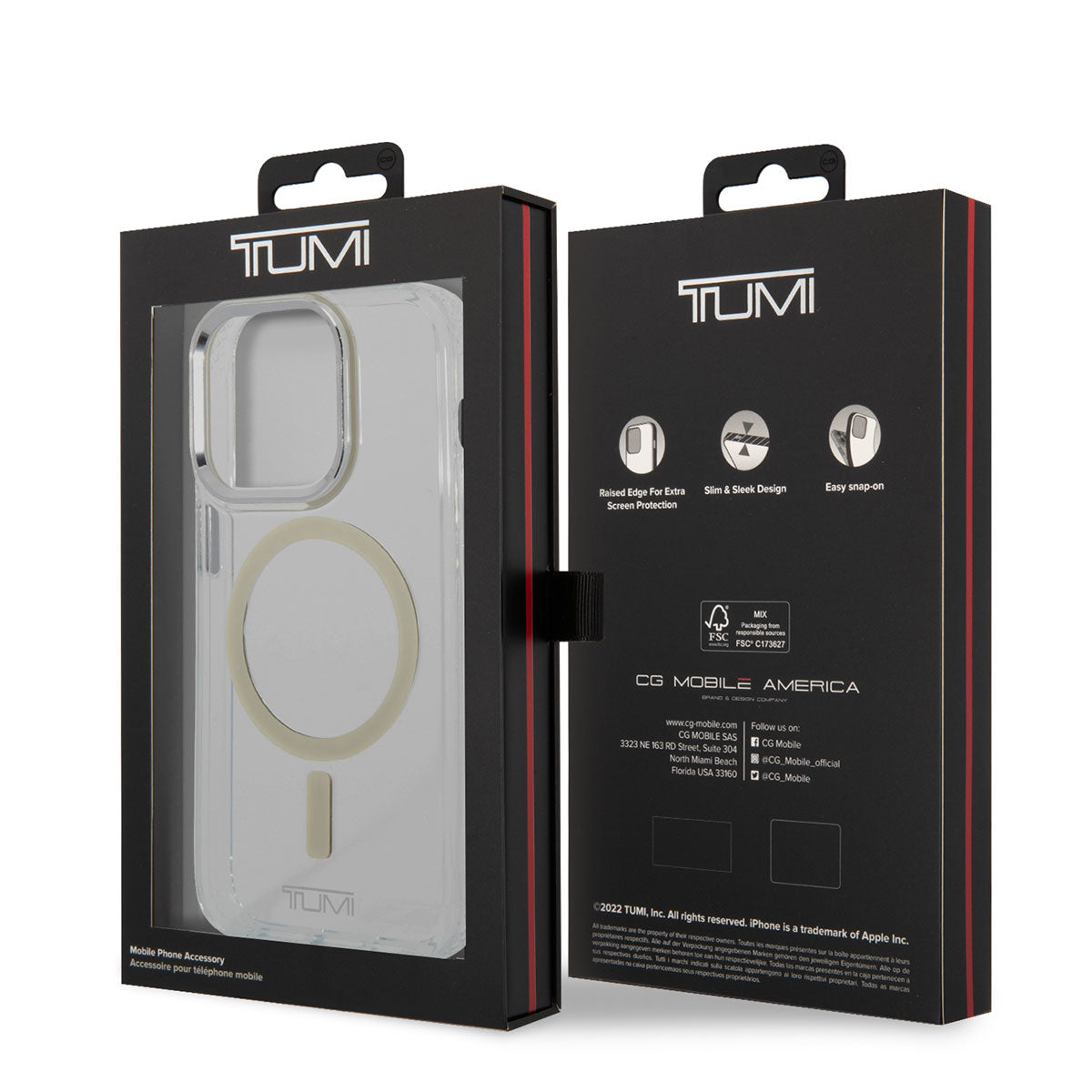 Apple iPhone 14 Pro Max Kılıf TUMI M-safe Şarj Özellikli Airbag Tasarımlı Kapak
