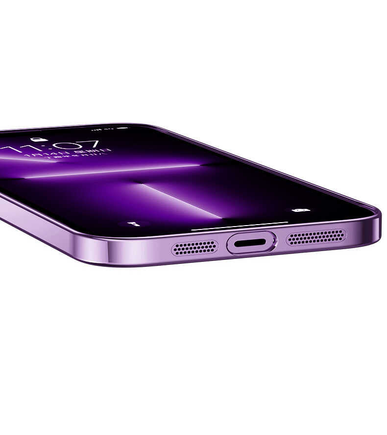 Apple iPhone 14 Pro Max Kılıf Wireless Şarj Özellikli Sert PC Zore Riksos M-safe Kapak