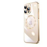Apple iPhone 14 Pro Max Kılıf Wireless Şarj Özellikli Sert PC Zore Riksos M-safe Kapak