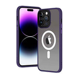 Apple iPhone 14 Pro Max Kılıf Wireless Şarj Özellikli Zore Hibrit M-safe Kapak