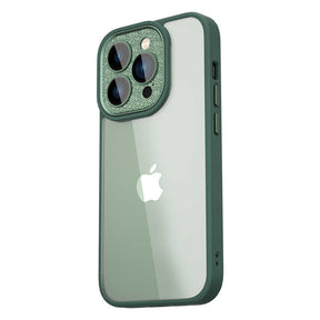Apple iPhone 14 Pro Max Kılıf ​​​​​Wiwu GCC-105 Lens Korumalı Renkli Kenar Arkası Şeffaf Multicolor Kapak