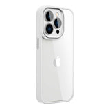 Apple iPhone 14 Pro Max Kılıf Wiwu VCC-104 Lens Korumalı Renkli Kenar Arkası Şeffaf Vivid Clear Kapak