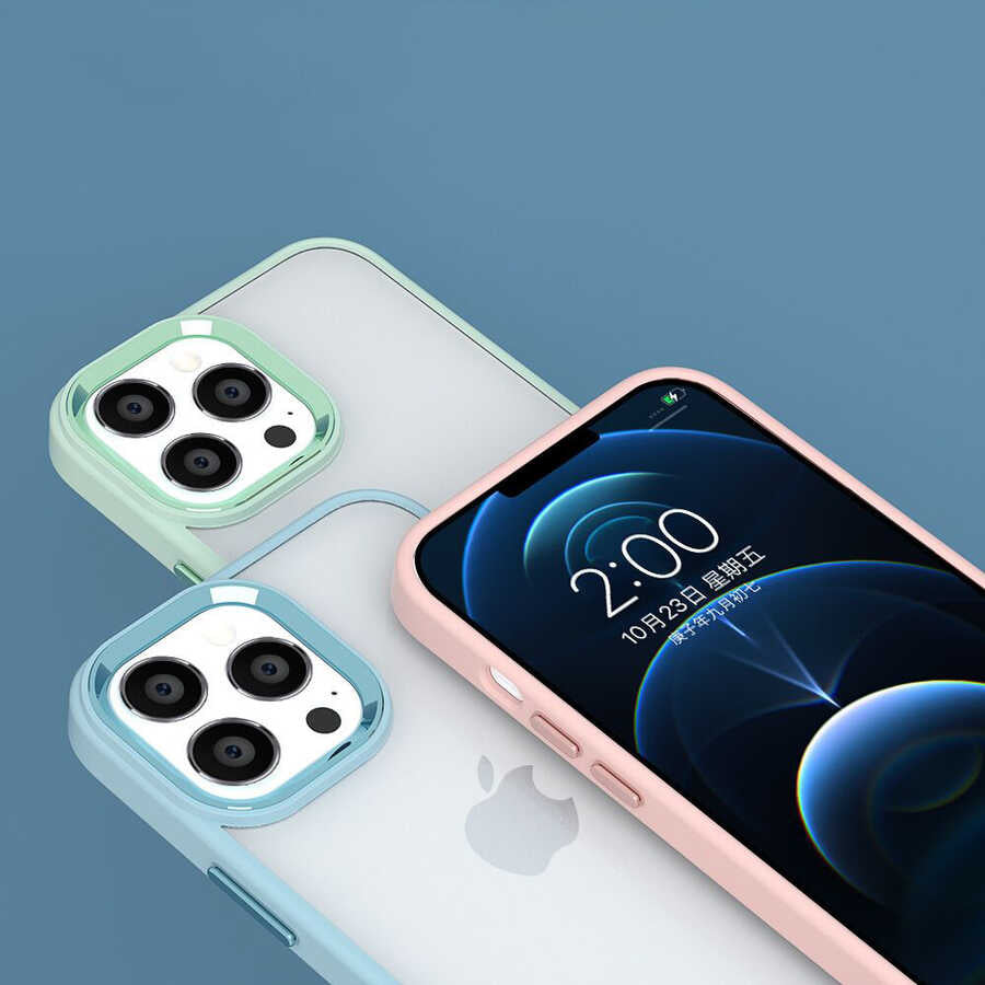 Apple iPhone 14 Pro Max Kılıf Zore Krom Kapak