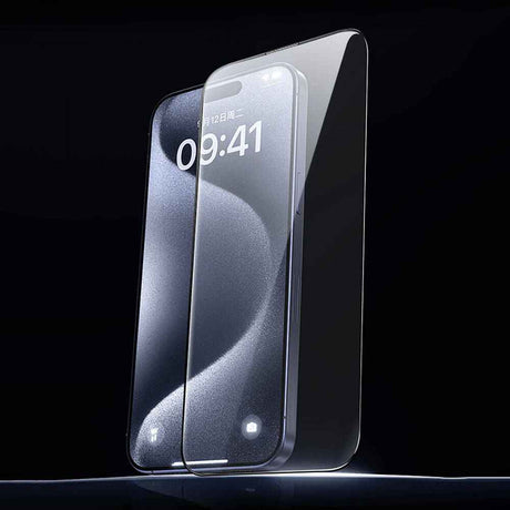 Apple iPhone 14 Pro Max Wiwu GT-008 Polimer Oleofobik Kaplama Şeffaf Pürüzsüz Temperli Cam Ekran Koruyucu 10'lu Paket
