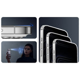 Apple iPhone 14 Pro Max Zore 2.5D Oliv Privacy Temperli Cam Ekran Koruyucu + Kolay Uygulama Aparatı