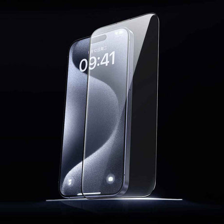 Apple iPhone 14 Pro Wiwu GT-008 Polimer Oleofobik Kaplama Şeffaf Pürüzsüz Temperli Cam Ekran Koruyucu 10'lu Paket