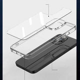 Apple iPhone 14 Pro Wiwu M-safe Şarj Özellikli Lens Korumalı Şeffaf Silikon Kapak