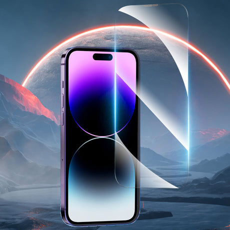 Apple iPhone 14 Pro Youngkit Antistatik Ve Antidust Kolay Uygulama Aparatlı Cam Ekran Koruyucu