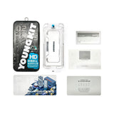 Apple iPhone 14 Pro Youngkit Antistatik Ve Antidust Kolay Uygulama Aparatlı Cam Ekran Koruyucu