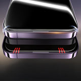Apple iPhone 14 Zore 2.5D Oliv Privacy Temperli Cam Ekran Koruyucu + Kolay Uygulama Aparatı