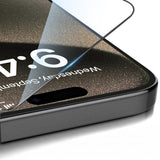 Apple iPhone 14 Zore 3D Oliv HD Temperli Cam Ekran Koruyucu + Kolay Uygulama Aparatı