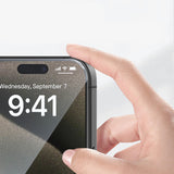 Apple iPhone 14 Zore 3D Oliv HD Temperli Cam Ekran Koruyucu + Kolay Uygulama Aparatı