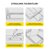 Apple iPhone 14 Zore 3D Oliv HD Temperli Cam Ekran Koruyucu + Kolay Uygulama Aparatı