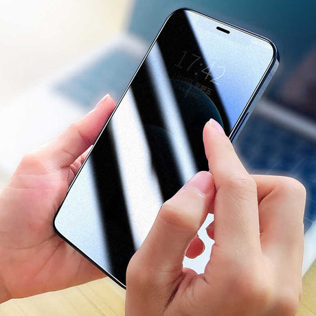 Apple iPhone 14 Zore Fit Hard Mat Privacy Cam Ekran Koruyucu